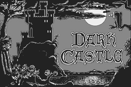 Dark Castle on Macintosh Plus